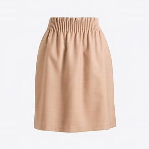 J.Crew CAMEL colored wool sidewalk skirt
